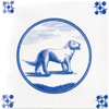 Dog Delft Tiles
